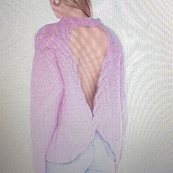 For Love and lemons...CARLY BACKLESS SWEATER..SMALL - Picture 3 of 10